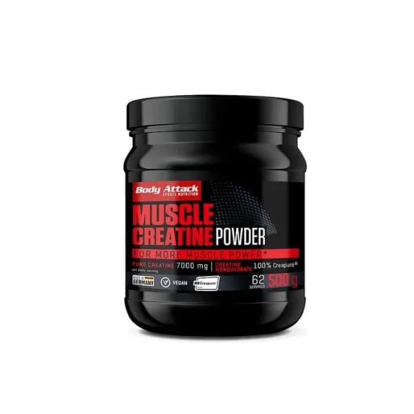 ماسل کراتین بادی اتک 500 گرم BODY ATTACK MUSCLE CREATINE